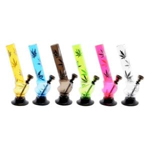 Atomic AT-Acryl Bong 15cm Leaf