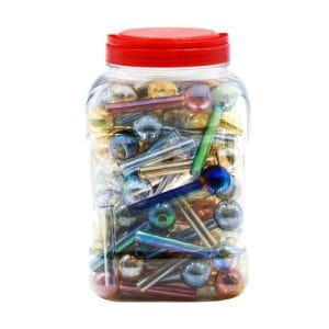 Atomic AT-Glas Pipe 10cm 2-Tone (90u)