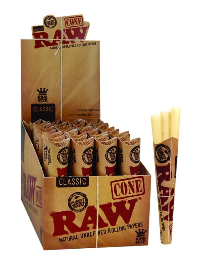 Raw Classic Conos King Size (Pack de 3)