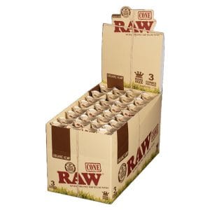 Raw Organic Conos King Size (Pack de 3)