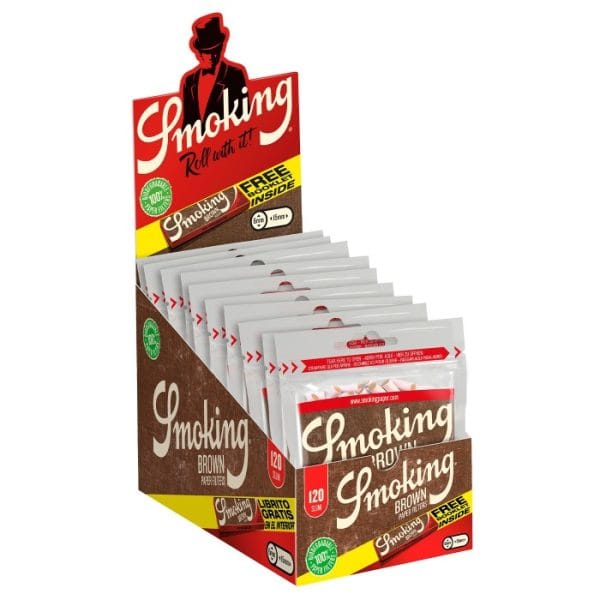 Smoking Brown Slim Filters (120)