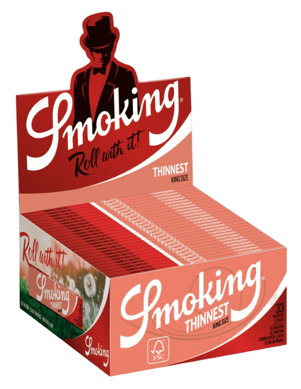 Smoking THINNEST Papel de Liar (King Size)