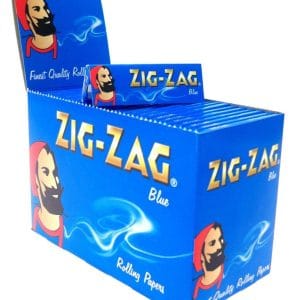 Zig-Zag King Size Slim Blue Papel de Liar