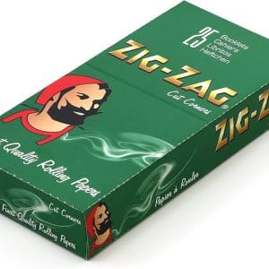 Zig-Zag Regular Green Papel de Liar (25u)