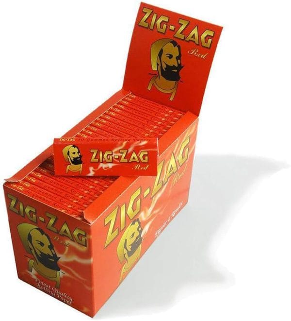 Zig-Zag Regular Red Papel de Liar (100u)