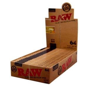 Raw Classic 1 1/4 (24u) (64 papeles en cada librito)