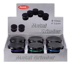 Atomic Grinders Metálico Negro