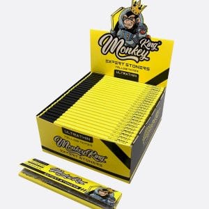 Monkey King Papel de liar Expert Stoners Amarillo King Size Slim (MYKS)